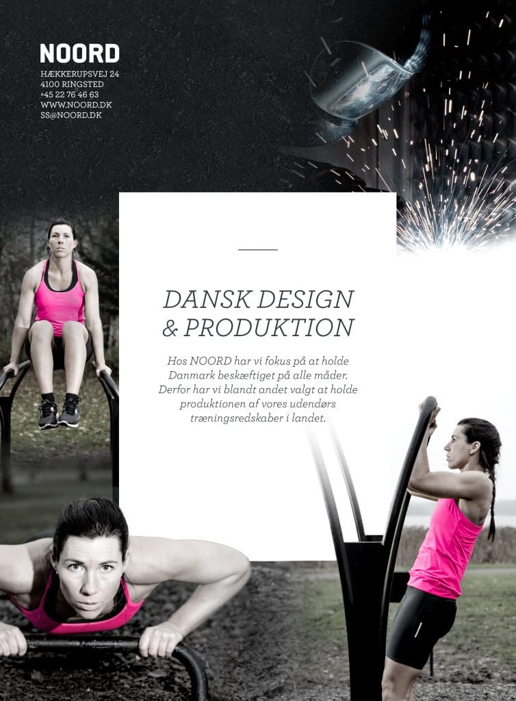 Dansk design dansk produktion - Noord - udendørs fitness og motion